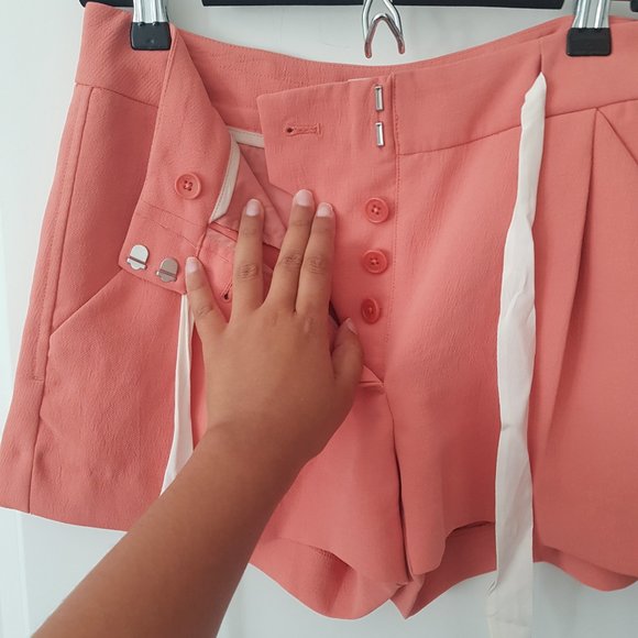 Wilfred pink coral salmon shorts - Picture 2 of 5